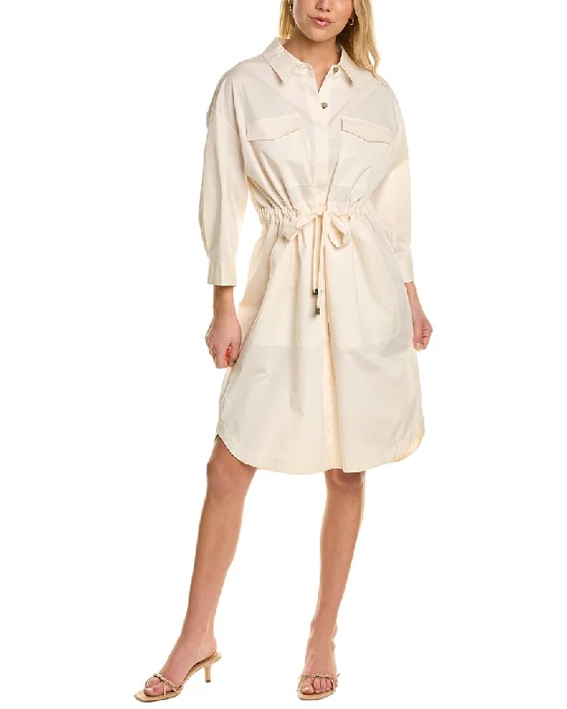 Peserico Tie Waist Shirtdress