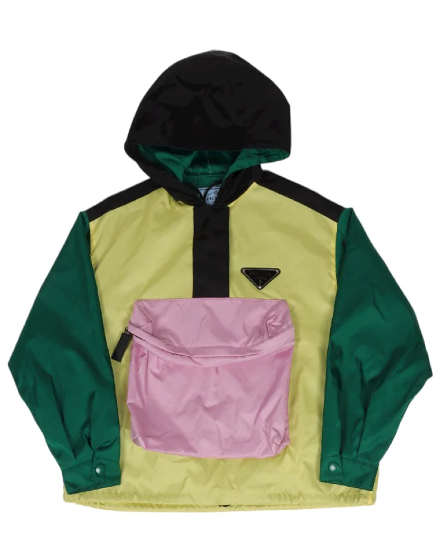 Nylon Anorak Jacket