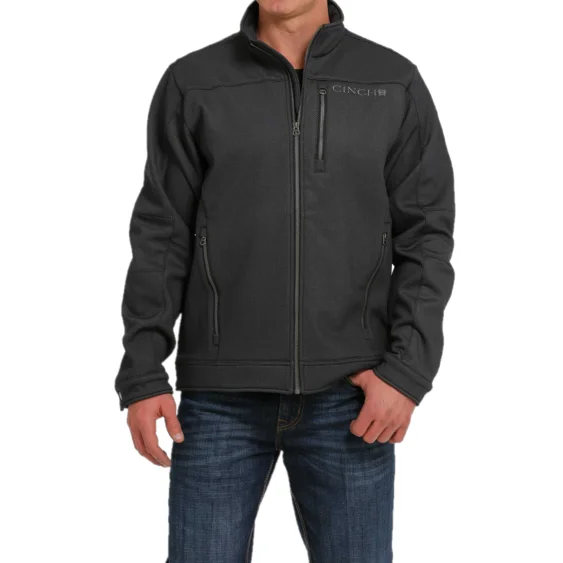 Cinch® Men's Black Textured Bonded Jacket MWJ1086010