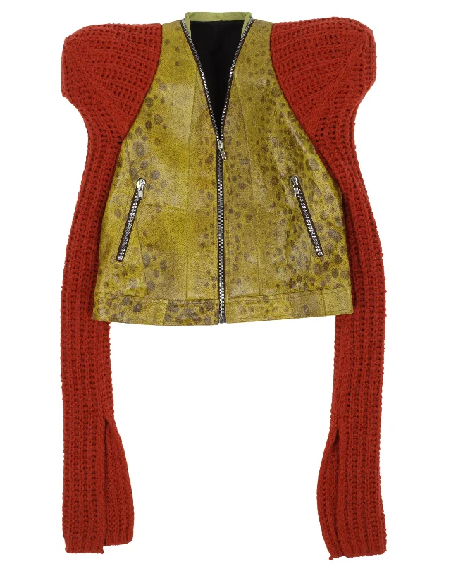 Performa FW20 Cropped Kunst Knit Sleeves Jacket