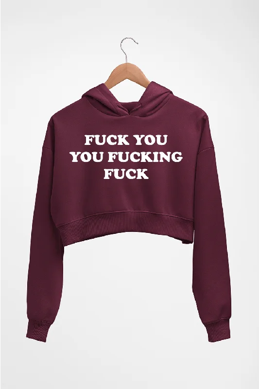 Funny Fuck Crop HOODIE FOR WOMEN