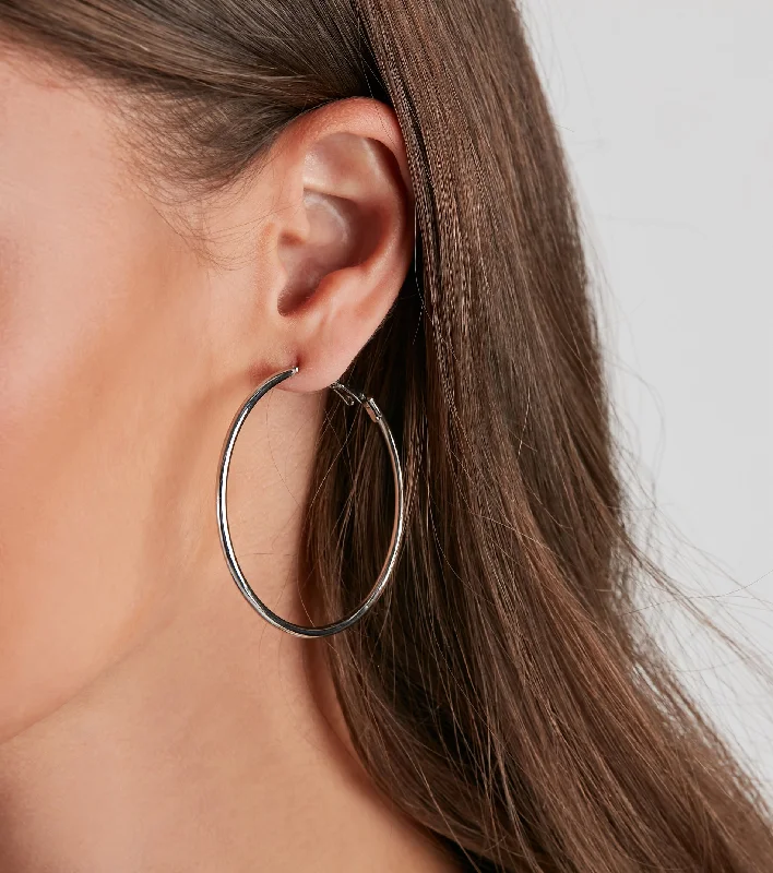 Simply Chic Everyday Hoops