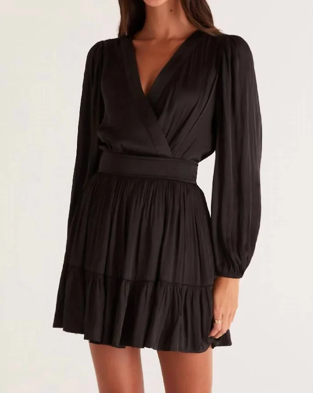 Alita Mini Dress in Black