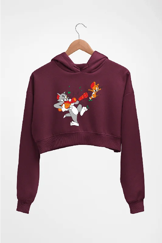 Tom and Jerry Crop HOODIE FOR WOMEN