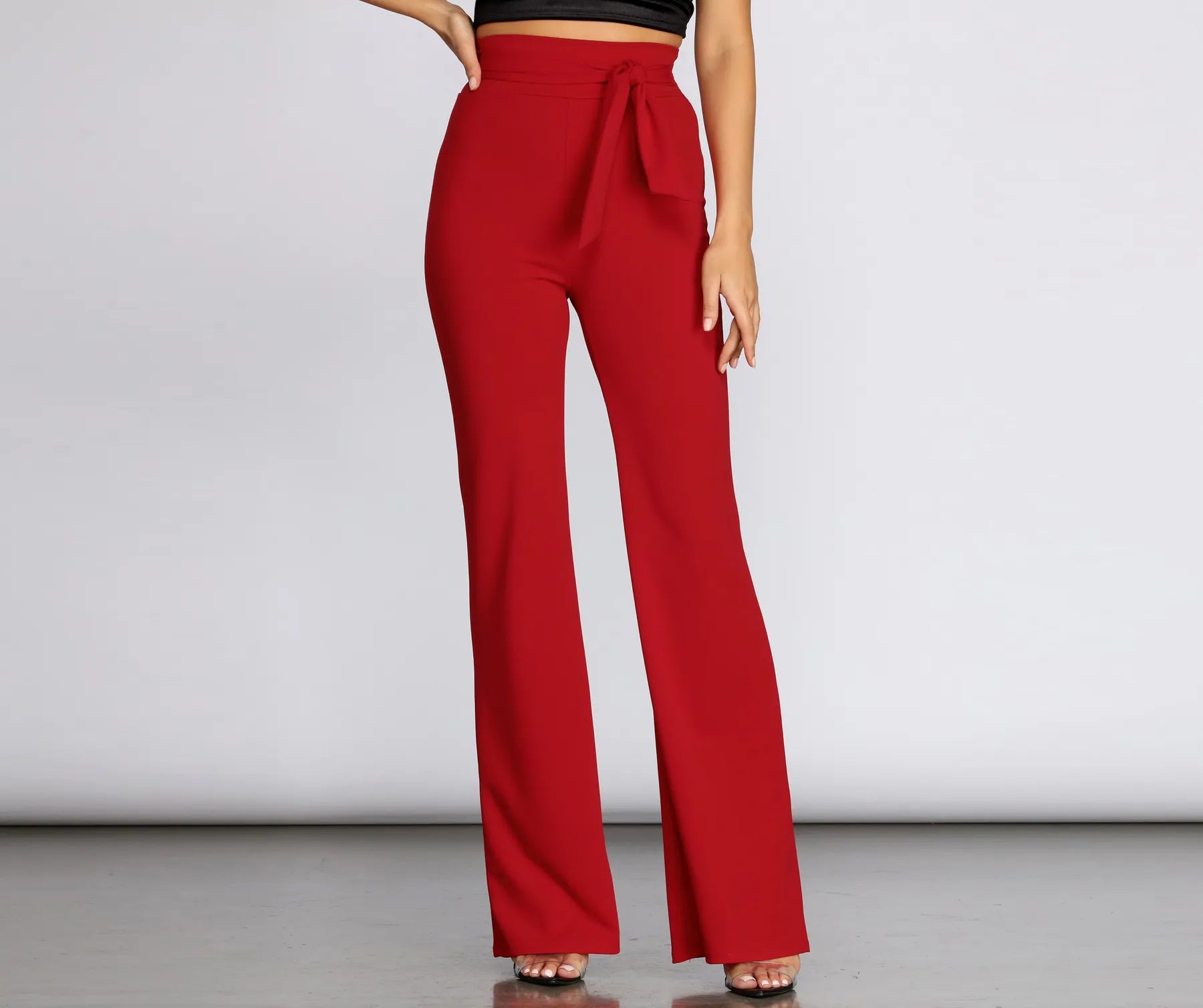 Dress To Impress Tie Waist Pants