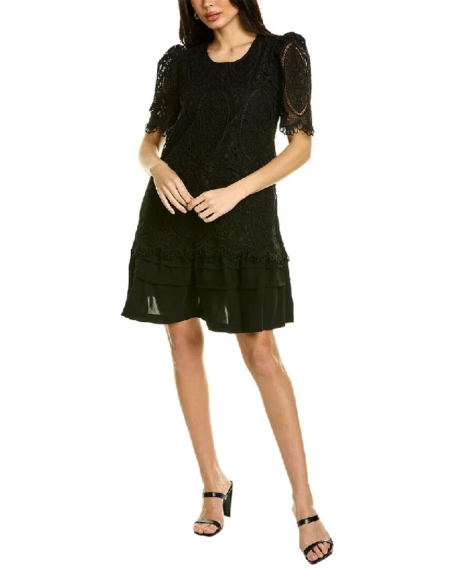 Gracia Lace Tier Ruffle Dress