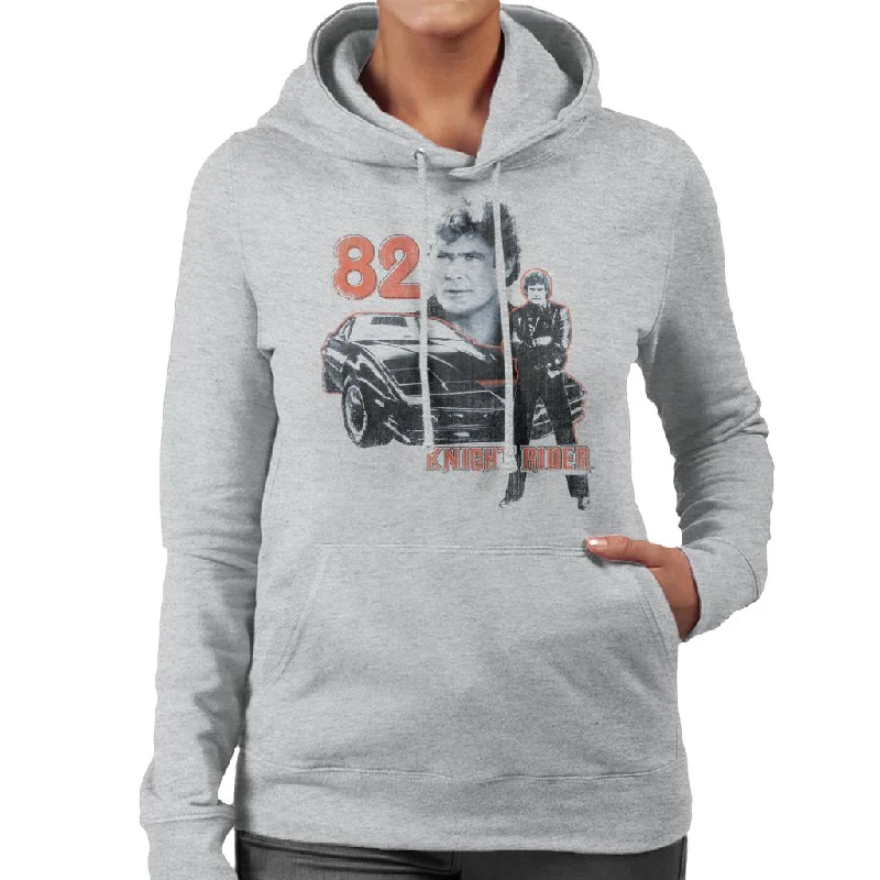 Knight Rider 82 Montage Women's Hooded Sweatshirt