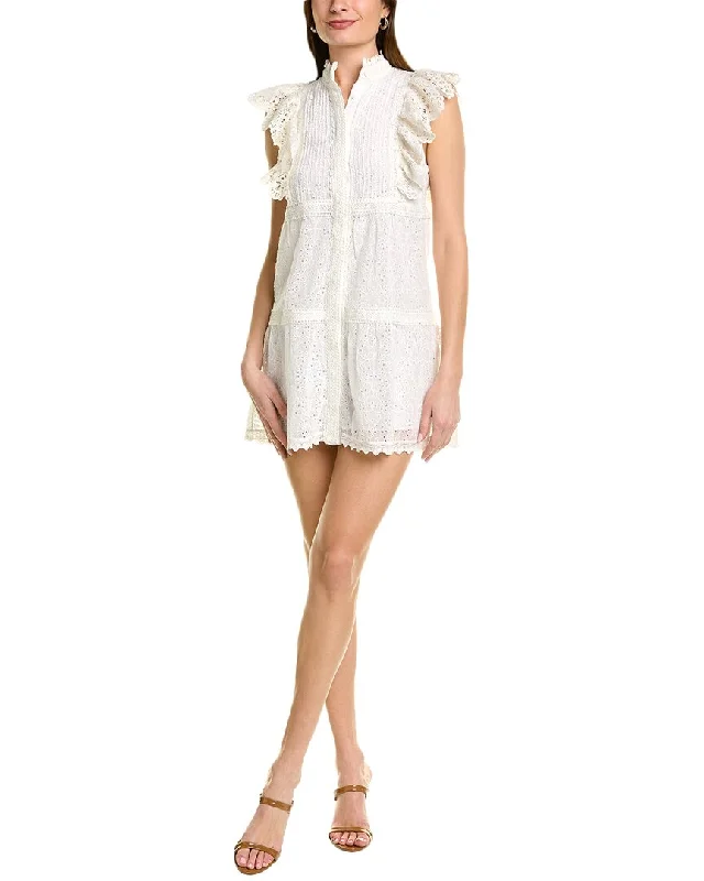 alice + olivia Pimmy Ruffle Collar Shift Dress