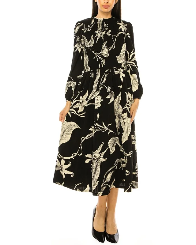 YAL New York Floral Printed Dress