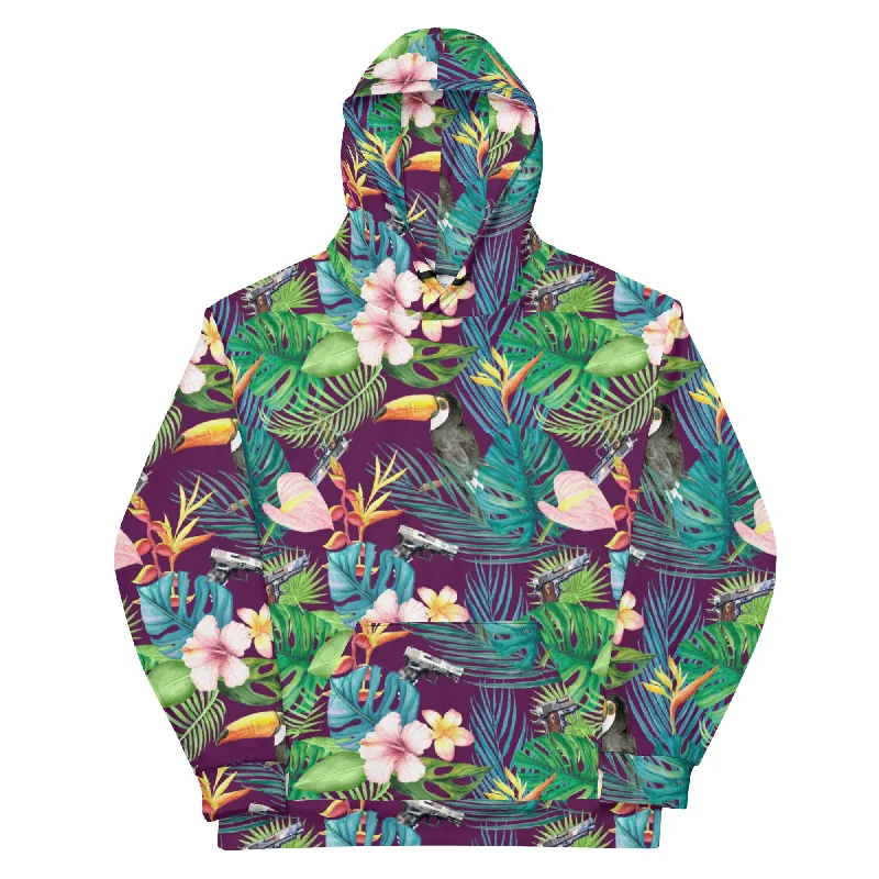 Hibiscus Bang Bang Hawaiian Hoodie