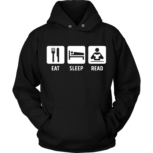 Eat, Sleep, Read Hoodie