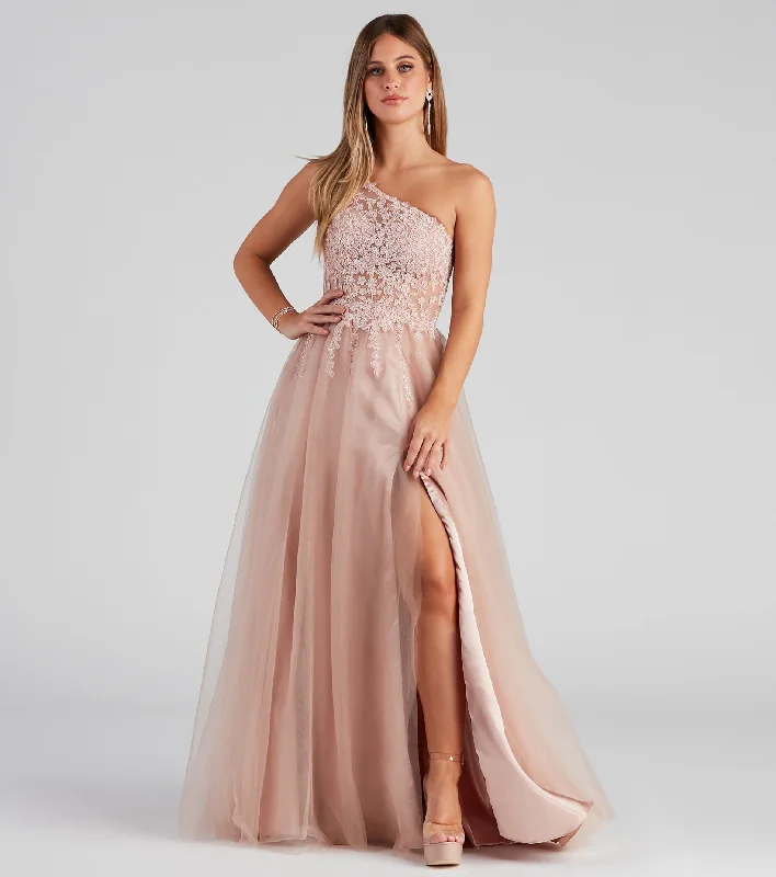 Laine Formal One-Shoulder Ball Gown