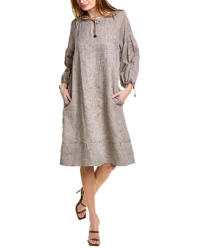 Peserico Linen Shift Dress