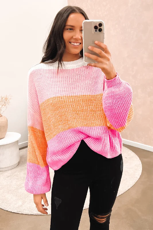 Astrid Knit Pink Multi