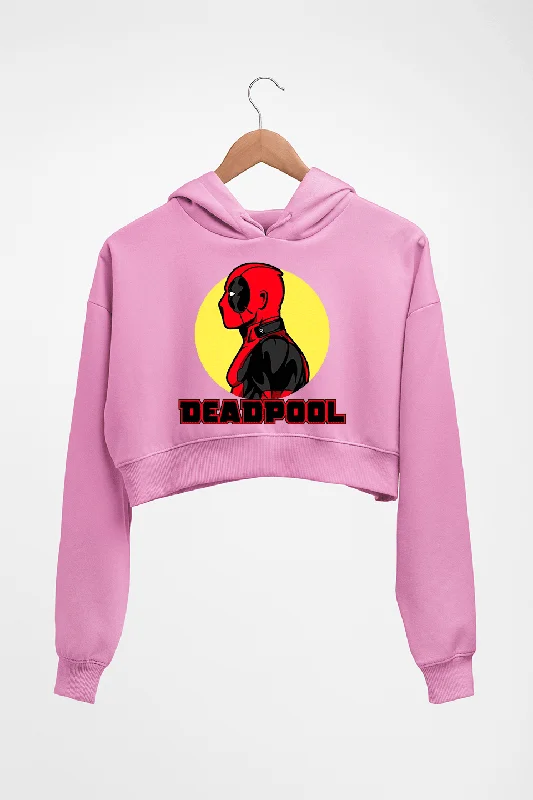 Deadpool Superhero Crop HOODIE FOR WOMEN