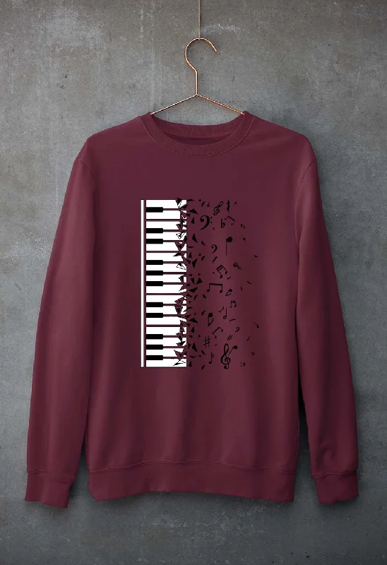 Piano Unisex Sweatshirt for Men/Women