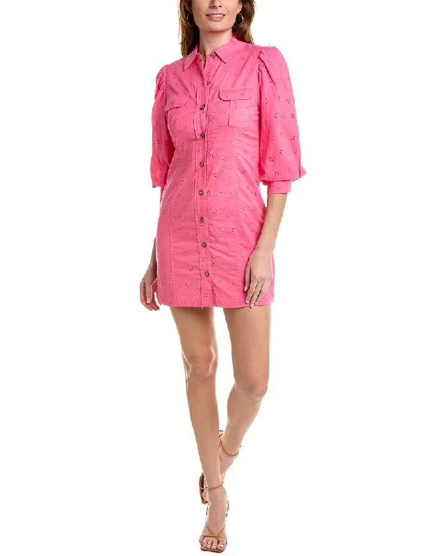 Vince Camuto Eyelet Shirtdress