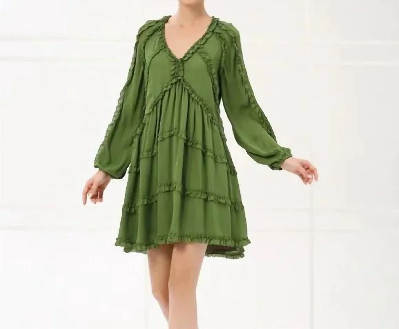 Mackenzie Dress in Jungle Green