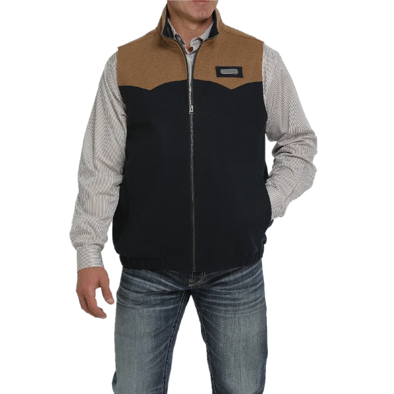 Cinch® Men's Concealed Carry Wooly Bonded Navy Vest MWV1543005