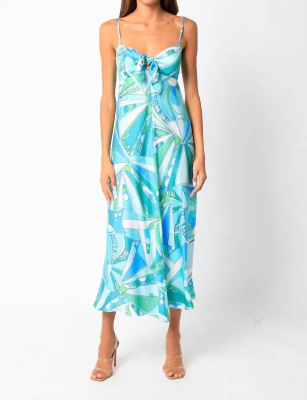 Sea Glass Swirl Maxi Dress in Sea Glass Swirl