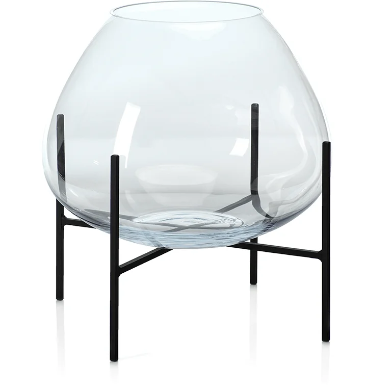 Bali Terrarium Blown Glass on Stand