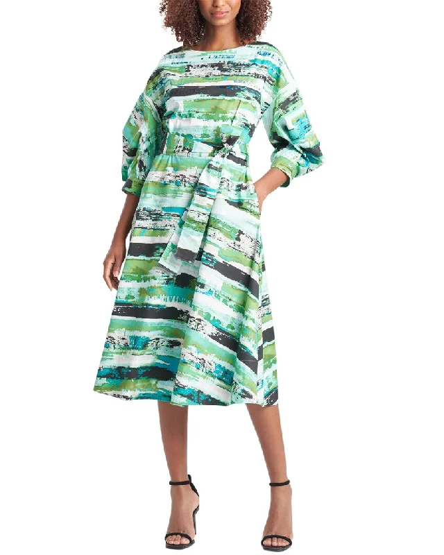 Natori Kazuki Poplin Midi Dress