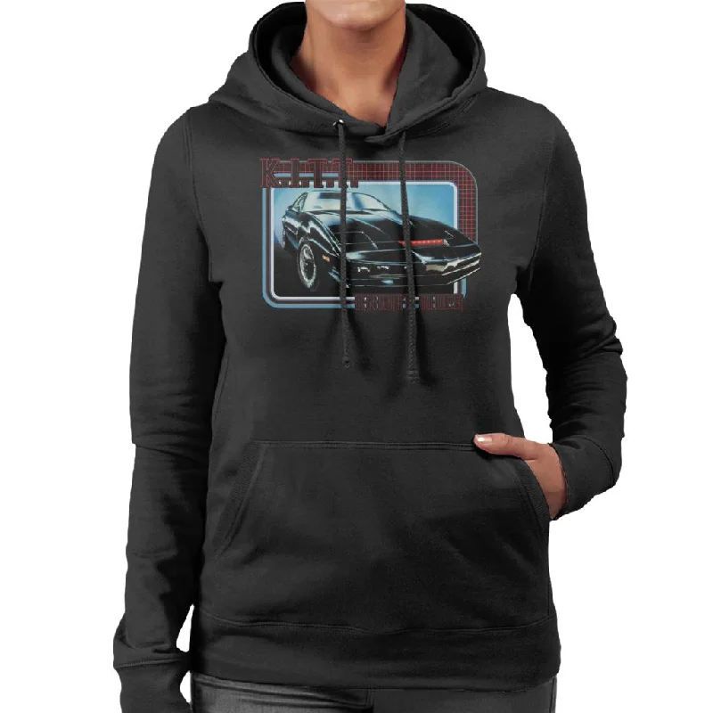 Knight Rider KITT The Supercomputer Women's Hooded Sweatshirt