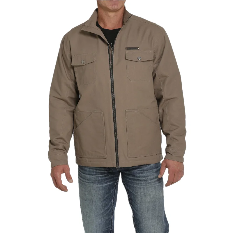 Cinch® Men's Stone Tan Lined Canvas Coat MWJ1573001