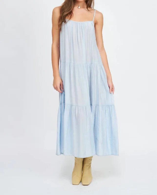 Serenity Maxi Dress in Blue