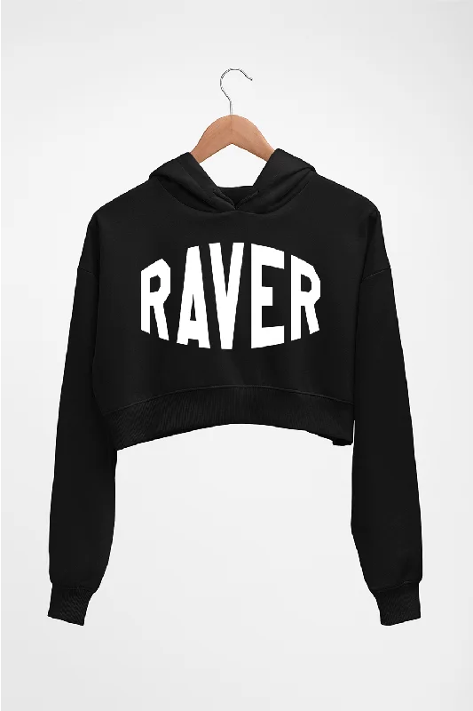 Raver Crop HOODIE FOR WOMEN