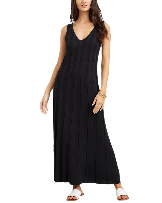 Modern Citizen Anina Reversible Wide Rib Linen-Blend Dress