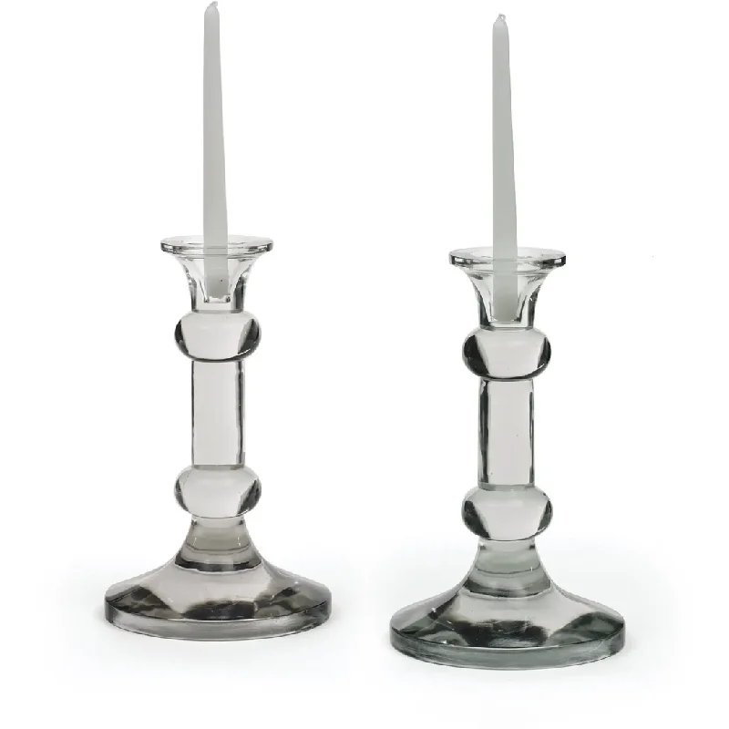 KNOBBLED CANDLESTICKS