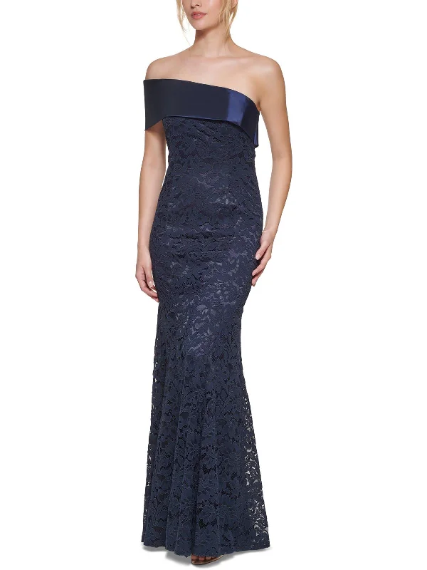 Womens Lace Maxi Evening Dress