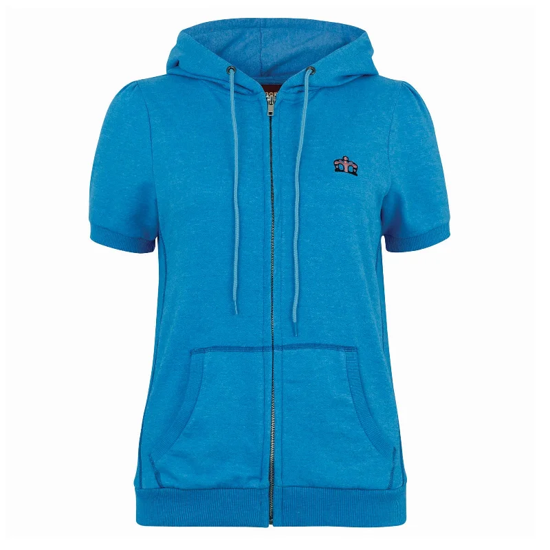 Hester Zip Thru Short Sleeve Hoodie