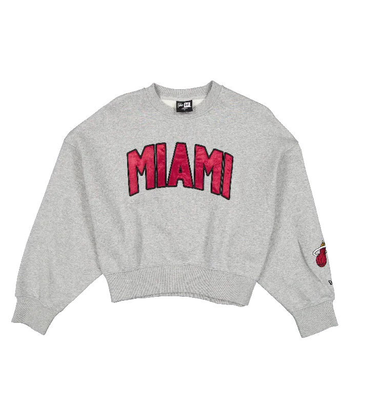 New Era Miami HEAT Women's Boxy Crewneck