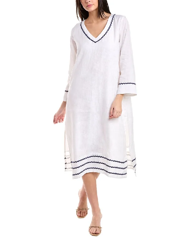 Pomegranate Kurta Linen Dress