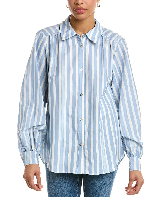 SIMKHAI Effie Cabana Relaxed Shirt