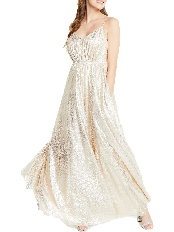 Womens Embellished Maxi Evening Dress